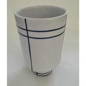 Crate and Barrel Tunise Terracotta Vase Made in Portugal Modern MCM